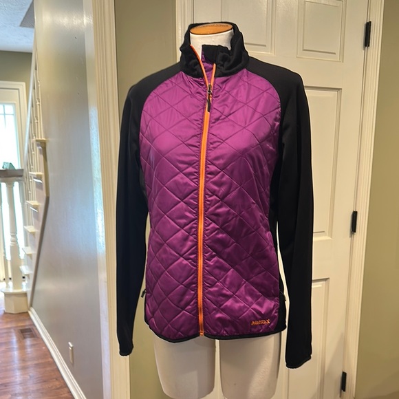 Marmot Jackets & Blazers - Marmot Women's Purple and Black down quilted and fabric Jacket M